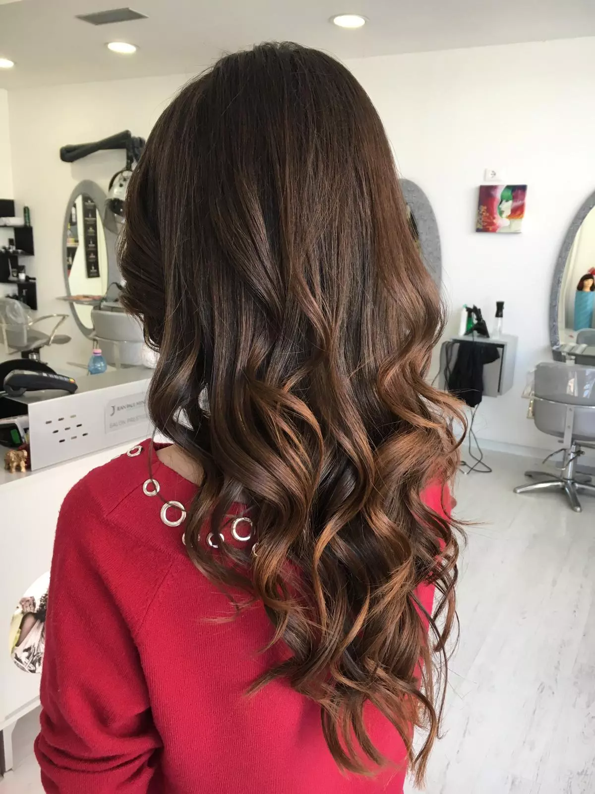 messa in piega femminile lunga